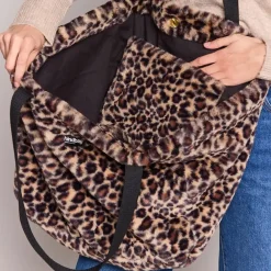 Hindbag Cabas Claude en fourrure - Léopard > Femme Recyclé|Sacs & Cabas
