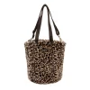 Hindbag Cabas Paul en fourrure - Léopard > Femme Recyclé|Sacs & Cabas