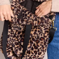 Hindbag Cabas Paul en fourrure - Léopard > Femme Recyclé|Sacs & Cabas