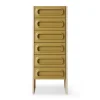 HK Living Cabinet Space Drawer - 45 x 40 x 113 cm - Sage u0026 Cream > Buffets, Armoires & Commodes