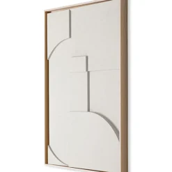 HK Living Cadre Relief Art A - 100 x 123 cm - XL > Affiches & Tableaux
