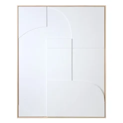 HK Living Cadre Relief Art A - 100 x 123 cm - XL > Affiches & Tableaux