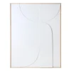 HK Living Cadre Relief Art B - 100 x 123 cm - Blanc XL > Affiches & Tableaux
