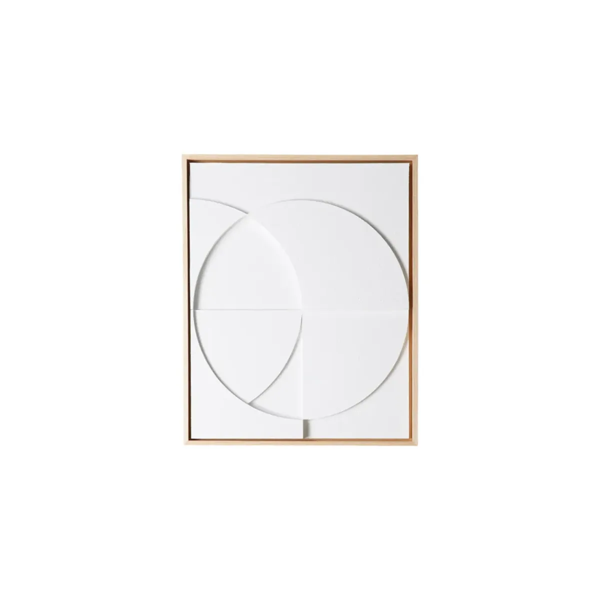 HK Living Cadre Relief Art C - 40 x 50 cm - Blanc S > Affiches & Tableaux