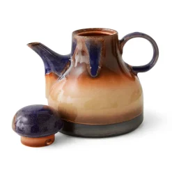 HK Living Cafetière Afternoon en Céramique 70'S - 19 x 14 x 17.7 cm > Ustensiles De Cuisine