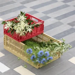 Hay Caisse Crate M - Golden Yellow > Petits Rangements