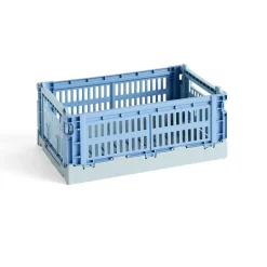 Hay Caisse Crate Mix - Bleu Ciel > Recyclé|Petits Rangements