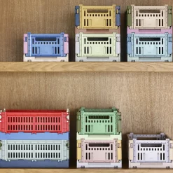 Hay Caisse Crate Mix - Bleu Ciel > Recyclé|Petits Rangements