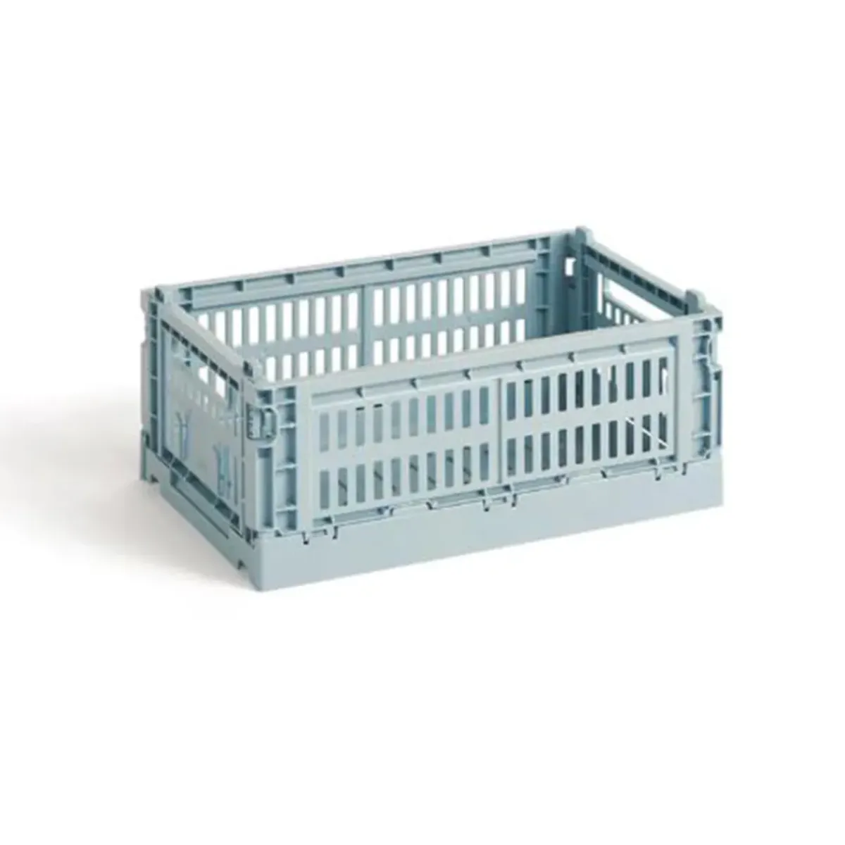 Hay Caisse Crate S - Bleu Dusty > Recyclé|Petits Rangements