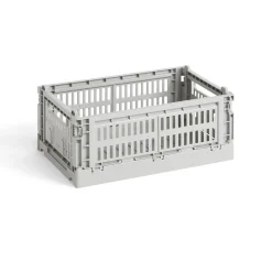 Hay Caisse Crate S - Gris Clair > Recyclé|Petits Rangements