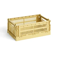 Hay Caisse Crate S - Jaune Golden > Recyclé|Petits Rangements