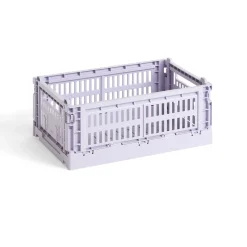Hay Caisse Crate S - Lavande > Recyclé|Petits Rangements