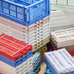 Hay Caisse Crate S - Lavande > Recyclé|Petits Rangements