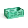 Hay Caisse Crate S - Menthe Foncée > Recyclé|Petits Rangements