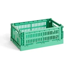 Hay Caisse Crate S - Menthe Foncée > Recyclé|Petits Rangements