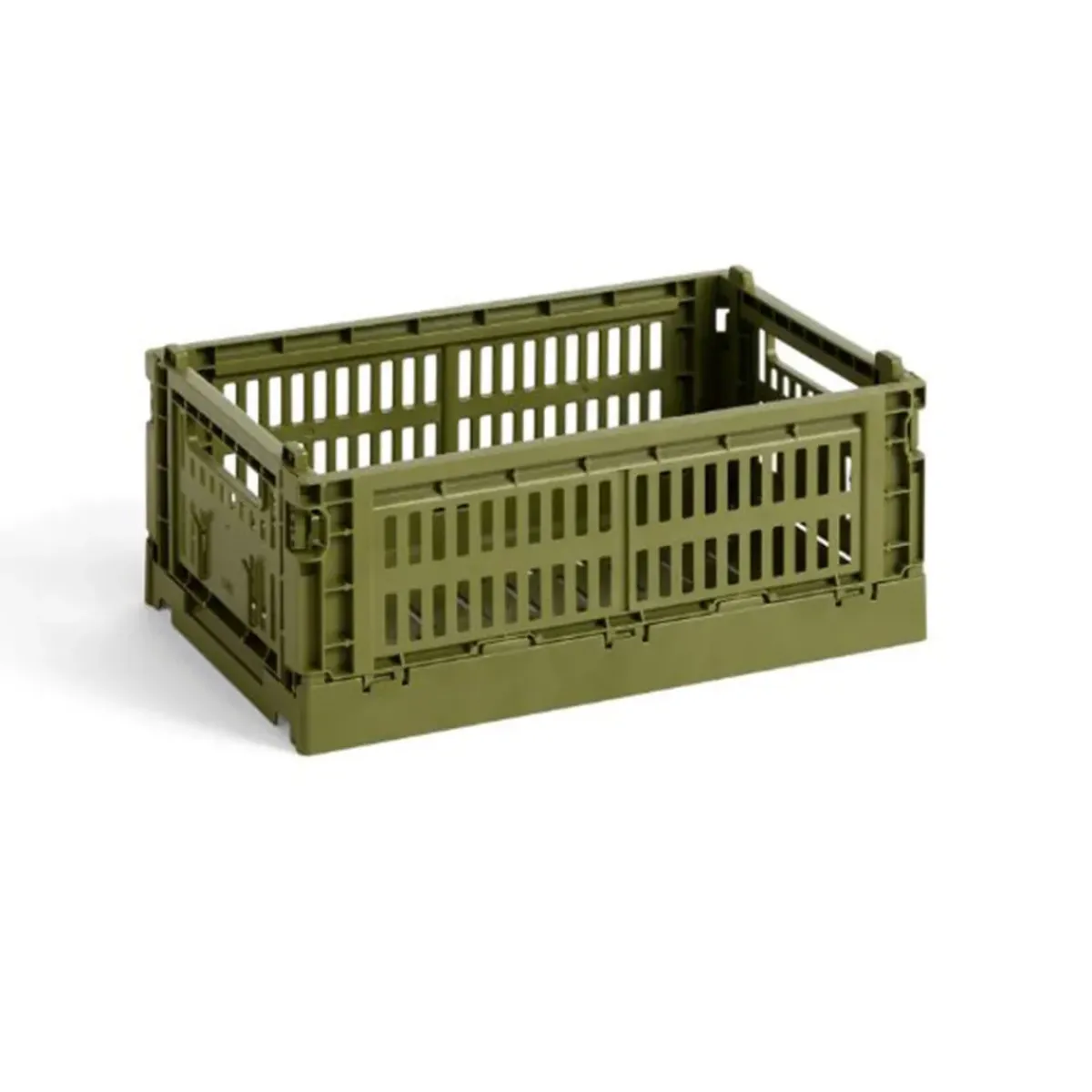 Hay Caisse Crate S - Olive > Recyclé|Petits Rangements