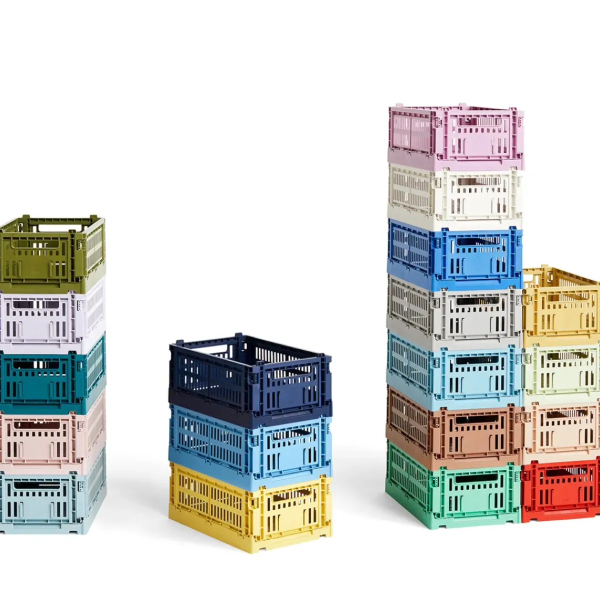 Hay Caisse Crate S - Olive > Recyclé|Petits Rangements