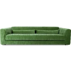 HK Living Canapé Club Velours - 274 x 108 x 72 cm - Royal Vert > Canapés