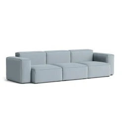 Hay Canapé Mags Soft Low 3 places - Combinaison 1 - Steelcut Trio 713 - Coutures Dark Grey > Canapés