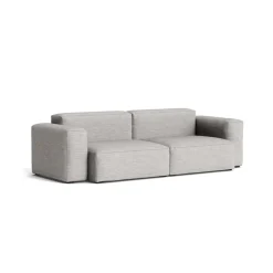Hay Canapé Mags Soft Low 2.5 places - Combinaison 1 - Ruskin 33 - Coutures Light Grey > Canapés