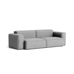 Hay Canapé Mags Soft Low 2.5 places - Combinaison 1 - Hallingdal 166 - Coutures Dark Grey > Canapés