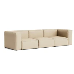 Hay Canapé Mags Soft 3 places - Combinaison 1 - Hallingdal 220 - Coutures Beige > Canapés