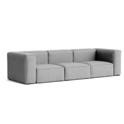 Hay Canapé Mags Soft 3 places - Combinaison 1 - Hallingdal 166 - Coutures Dark Grey > Canapés