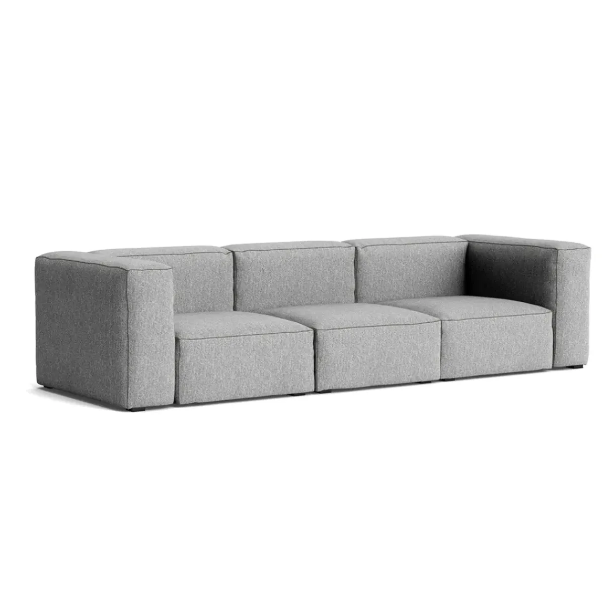 Hay Canapé Mags Soft 3 places - Combinaison 1 - Hallingdal 166 - Coutures Dark Grey > Canapés