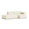 Hay Canapé Méridienne Mags Soft Low 2.5 places - Combinaison 3 right - Hallingdal 100 - Coutures Beige > Canapés