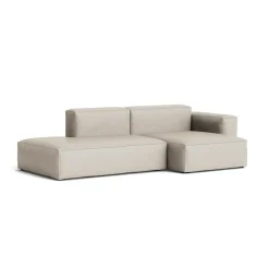 Hay Canapé Méridienne Mags Soft Low 2.5 places - Combinaison 3 right - Roden 04 - Coutures Beige > Canapés