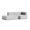 Hay Canapé Méridienne Mags Soft 2.5 places - Combinaison 3 right - Hallingdal 116 - Coutures Light Grey > Canapés