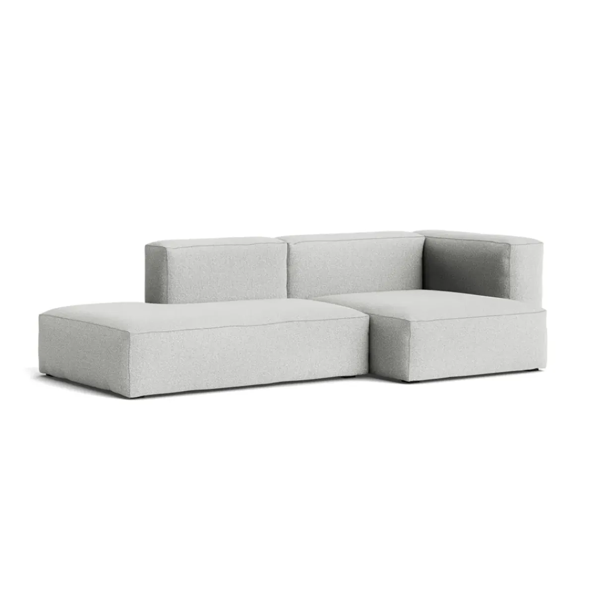 Hay Canapé Méridienne Mags Soft 2.5 places - Combinaison 3 right - Hallingdal 116 - Coutures Light Grey > Canapés