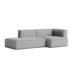 Hay Canapé Méridienne Mags Soft 2.5 places - Combinaison 3 right - Steelcut Trio 124 - Coutures Dark Grey > Canapés