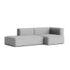 Hay Canapé Méridienne Mags Soft 2.5 places - Combinaison 3 right - Steelcut Trio 113 - Coutures Dark Grey > Canapés