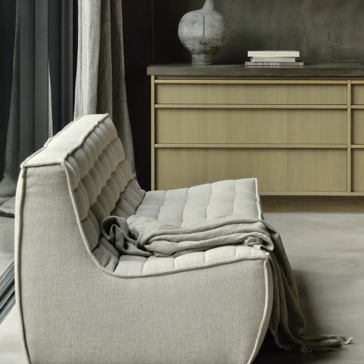 Ethnicraft Canapé N701 - 3 places - Beige > Canapés