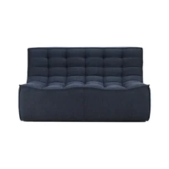 Ethnicraft Canapé N701 2 Places - Graphite > Assises|Canapés