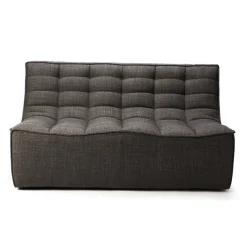 Ethnicraft Canapé N701 - 2 Places - Gris foncé > Canapés