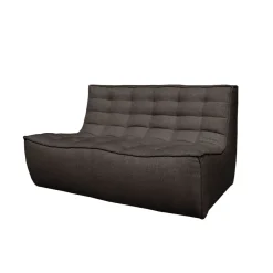 Ethnicraft Canapé N701 - 2 Places - Gris foncé > Canapés