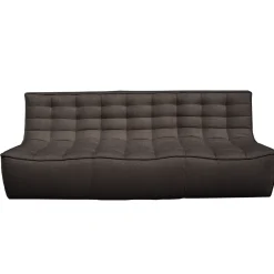 Ethnicraft Canapé N701 - 3 Places - Gris foncé > Canapés