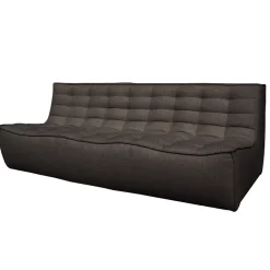 Ethnicraft Canapé N701 - 3 Places - Gris foncé > Canapés