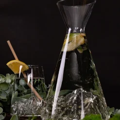 Alaskan Maker Carafe à Eau Topographique Mont Blanc > Fabrication Artisanale|Carafes & Verres