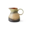 HK Living Carafe à Lait 8 am 70'S en Céramique - 9.3 x 7.5 x 8 cm > Carafes & Verres