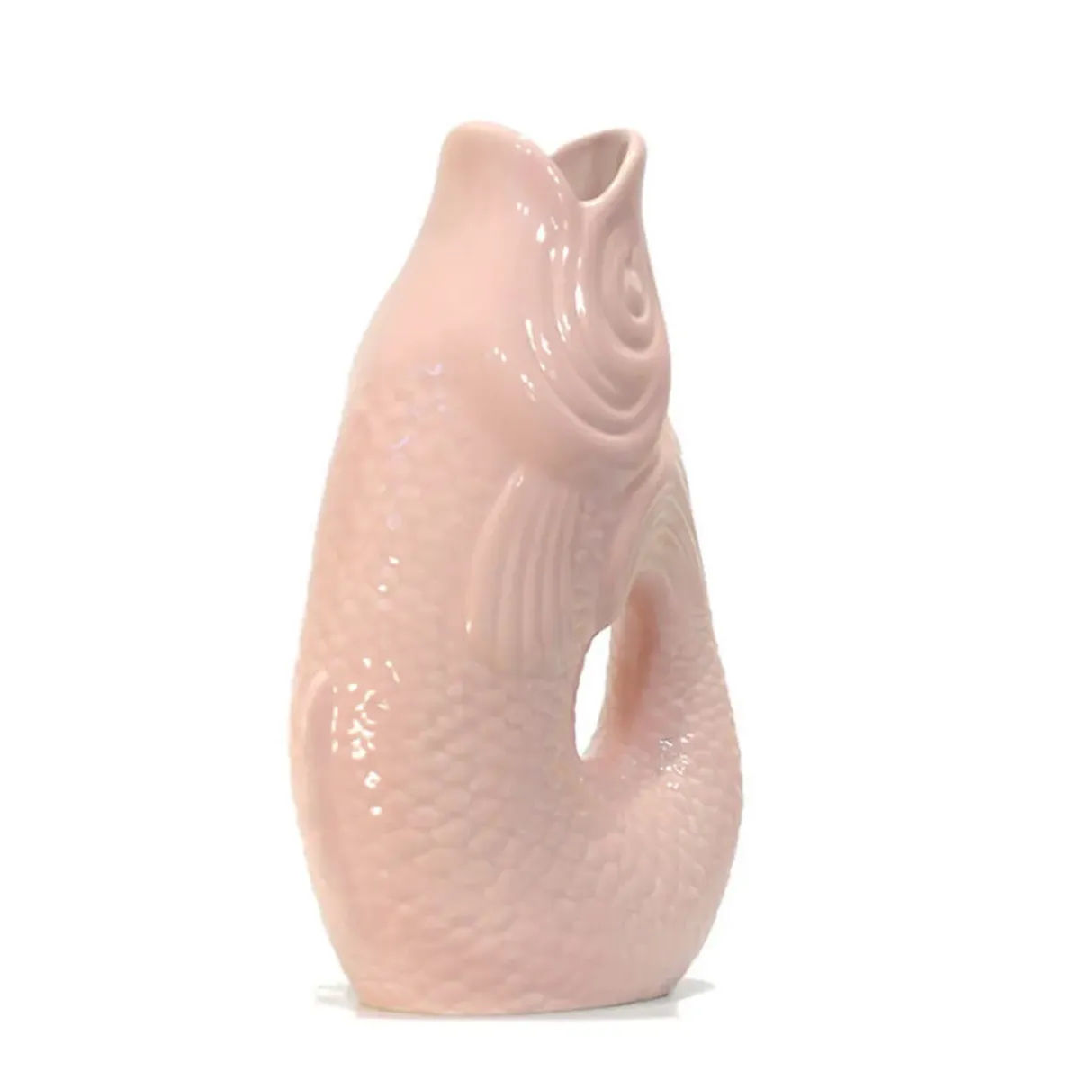 Sélectionné par Fleux Carafe / Vase Monsieur Carafon Poisson - Rose > Carafes & Verres|Vases