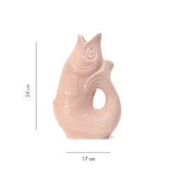 Sélectionné par Fleux Carafe / Vase Monsieur Carafon Poisson - Rose > Carafes & Verres|Vases
