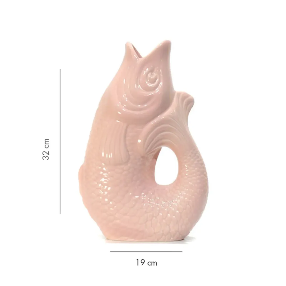 Sélectionné par Fleux Carafe / Vase Monsieur Carafon Poisson - Rose > Carafes & Verres|Vases