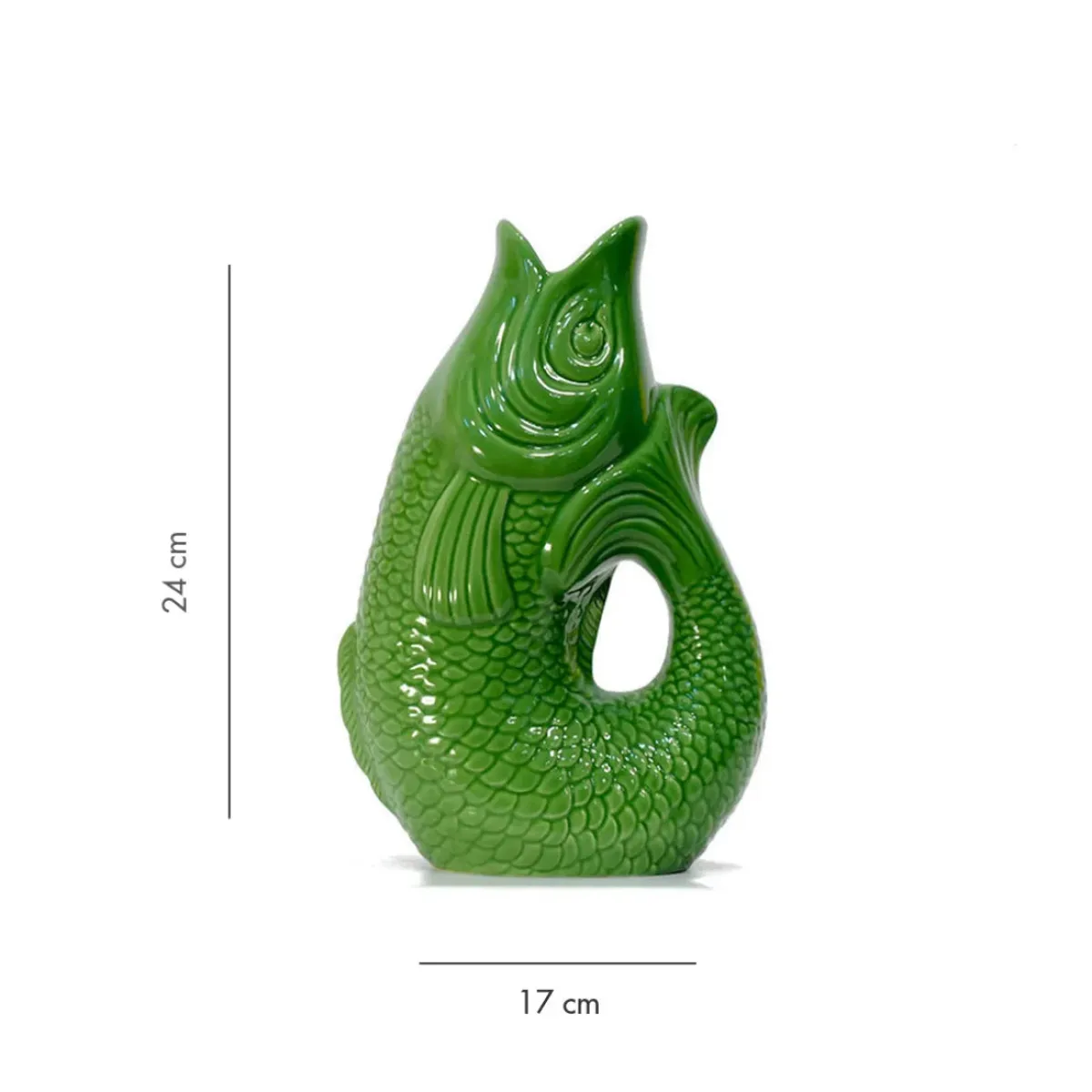 Sélectionné par Fleux Carafe / Vase Monsieur Carafon Poisson - Vert Bay > Carafes & Verres|Vases