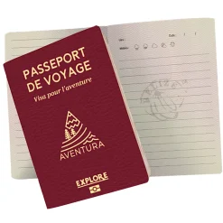 Aventura Editions Carnet Passeport de Voyage > Fabriqué En France|Papeterie