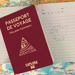 Aventura Editions Carnet Passeport de Voyage > Fabriqué En France|Papeterie