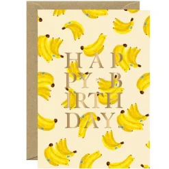 All the ways to say Carte d'anniversaire Gold Bananas > Papeterie