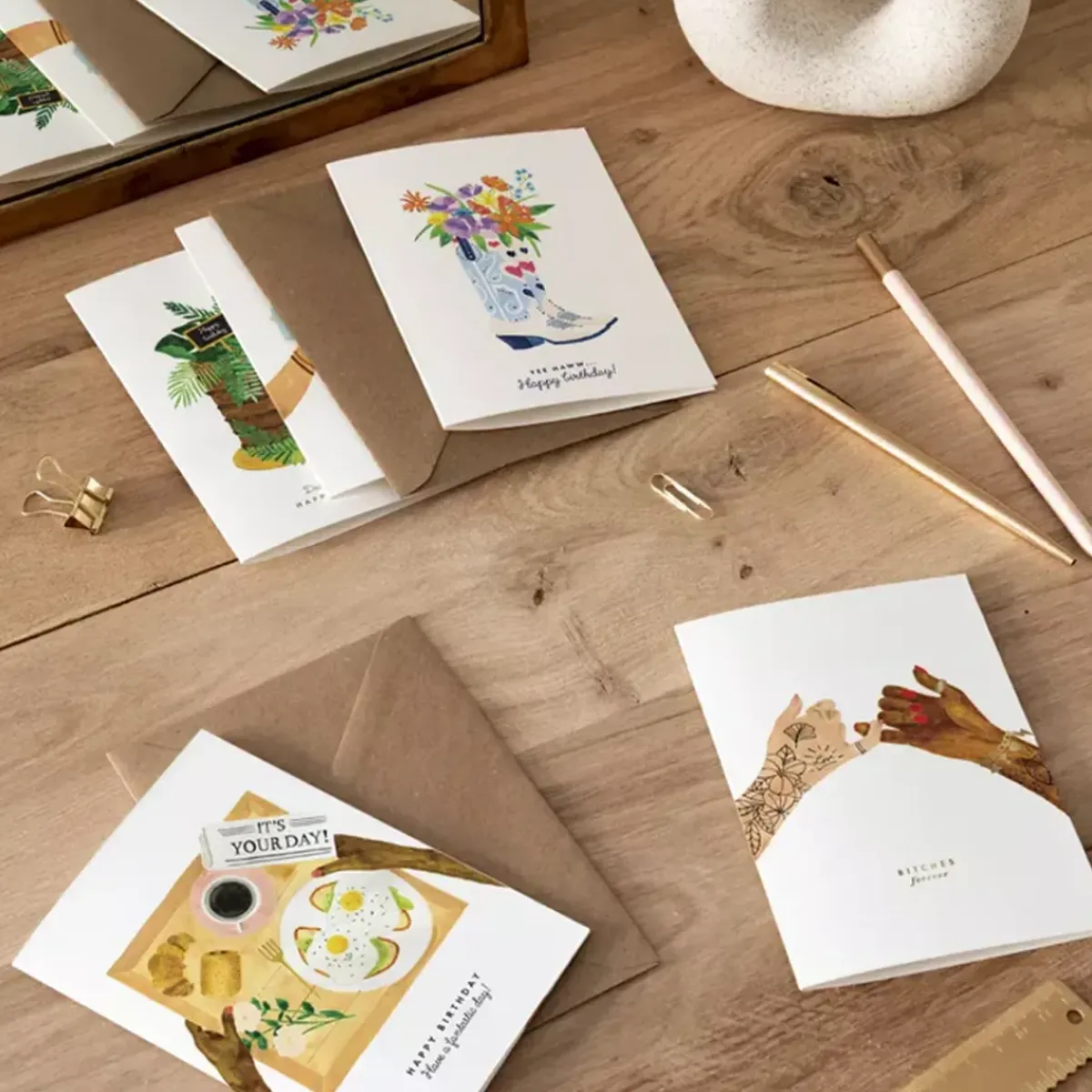 All the ways to say Carte d'anniversaire Santiag > Papeterie